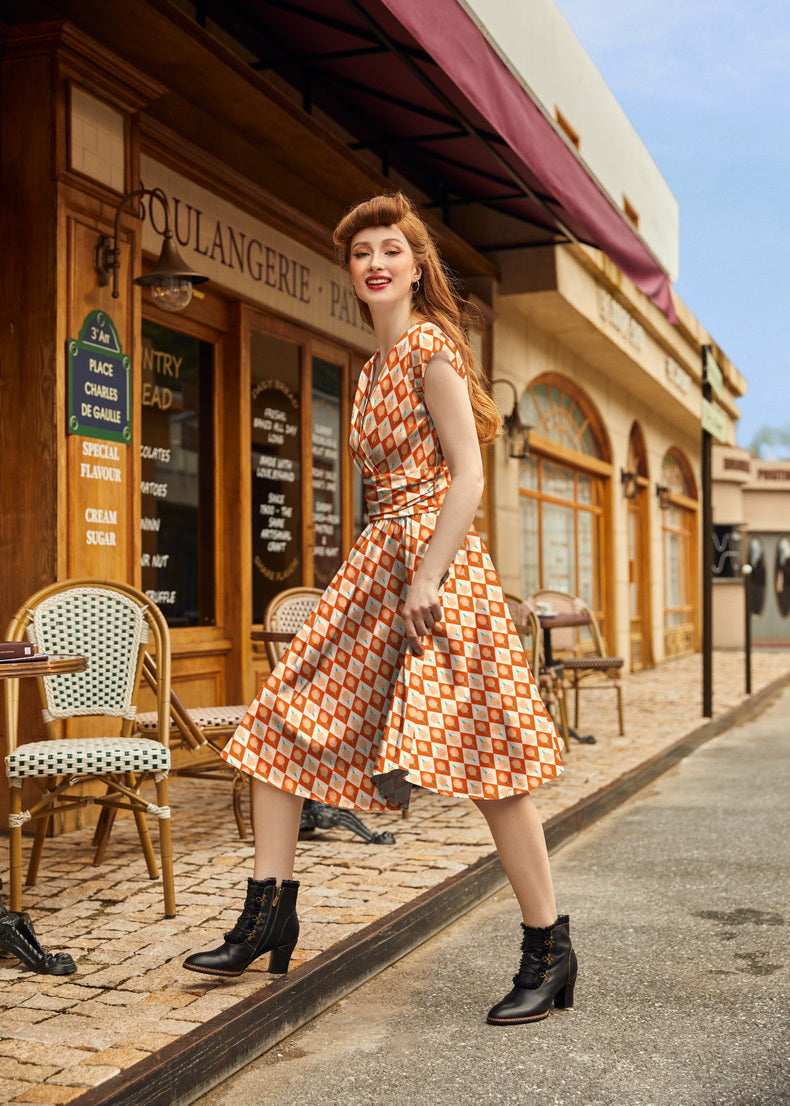 Cotton Candy Greta Dress, view 2 — Soul Flow Apparel