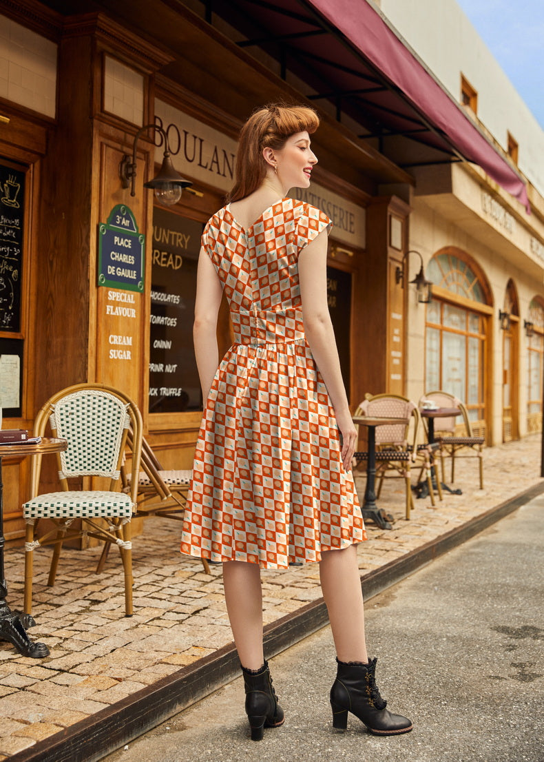 Cotton Candy Greta Dress, view 3 — Soul Flow Apparel