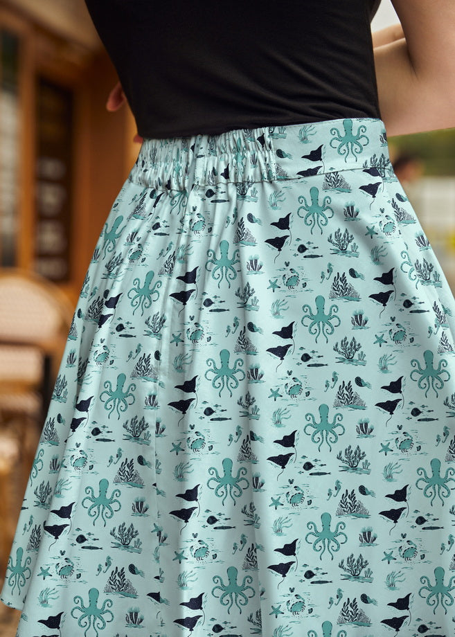 Sea Skater Skirt, view 3 — Soul Flow Apparel