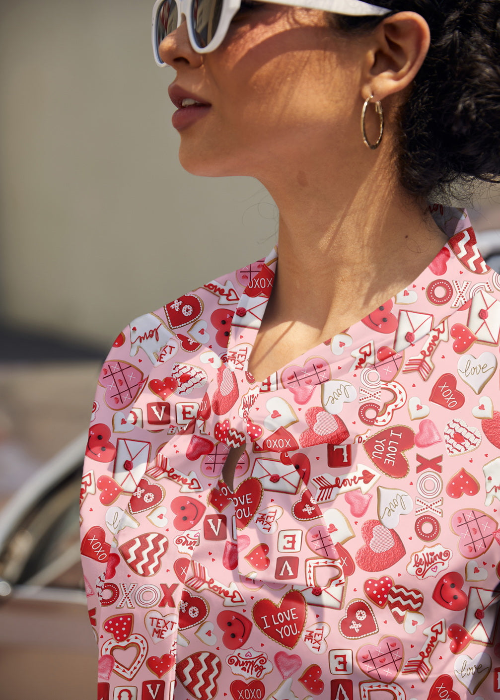 Xoxo Bow Top, view 2 — Soul Flow Apparel