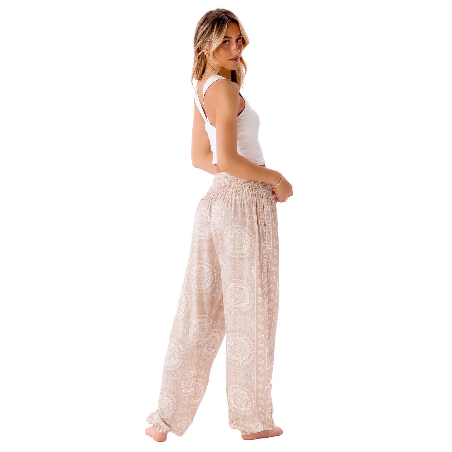 Sahara Harem Pants, view 3 — Soul Flow Apparel