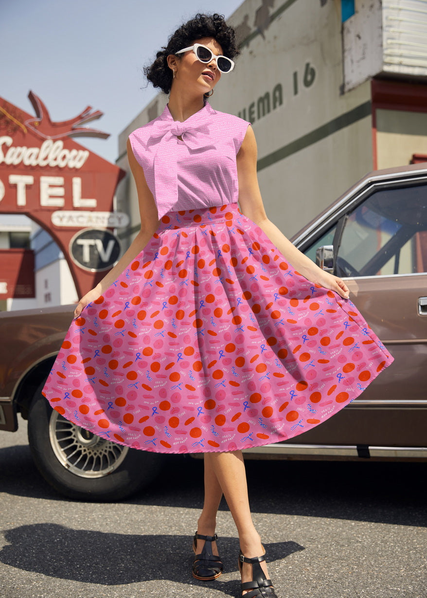 Paris Doris Skirt, view 1 — Soul Flow Apparel
