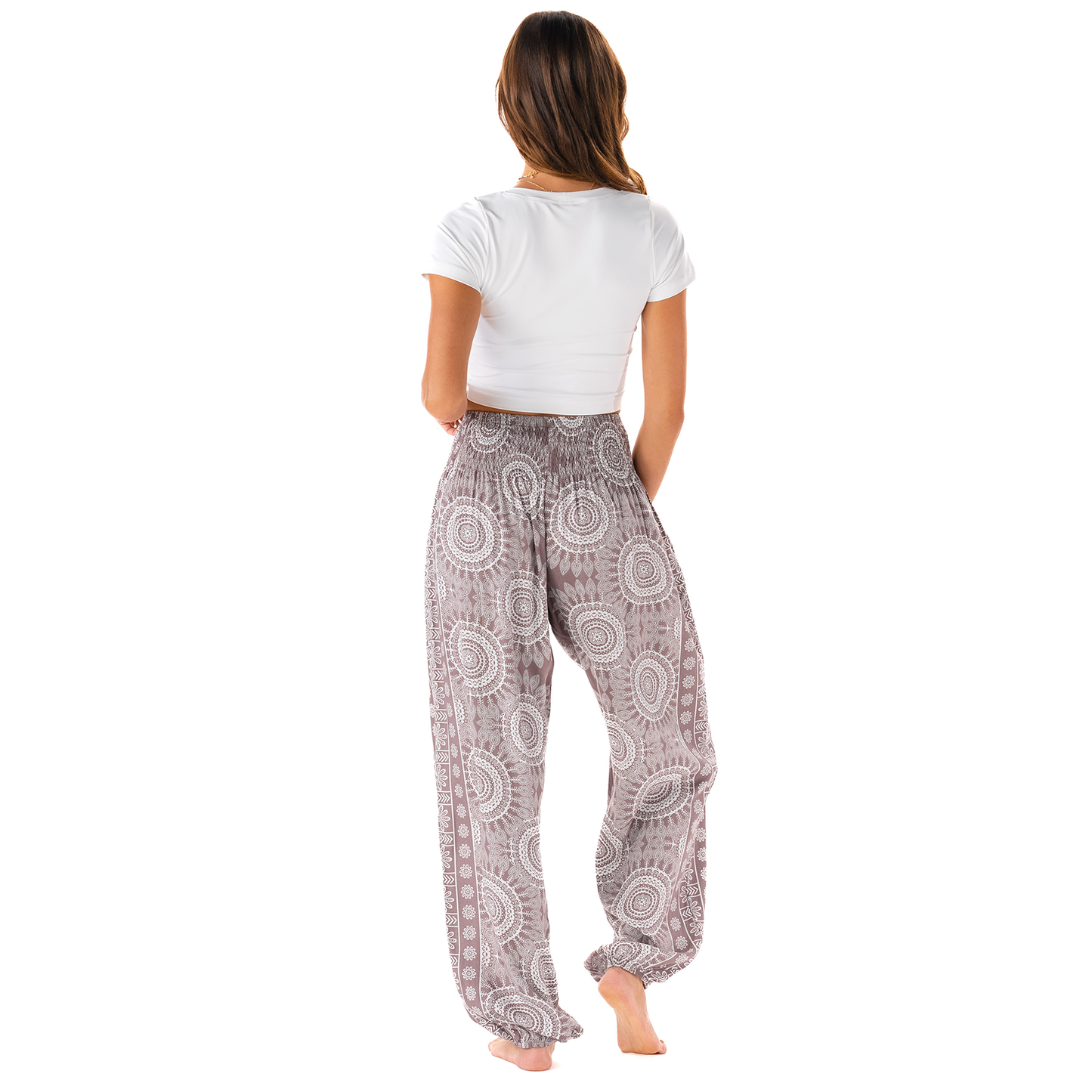 Nosara Harem Pants, view 3 — Soul Flow Apparel