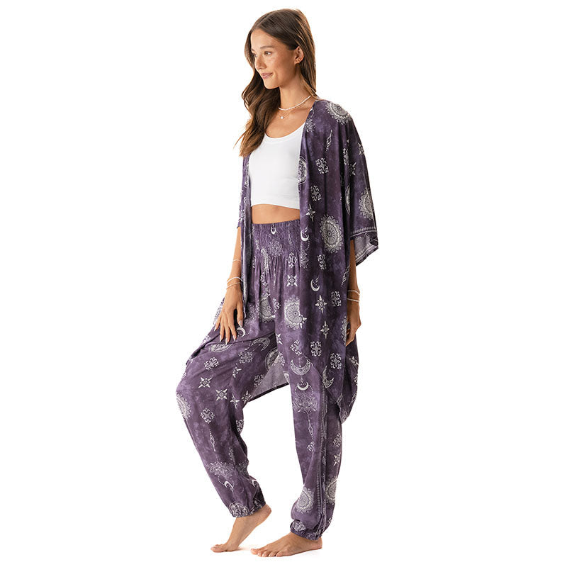 Mystic Plum Lounge Set, view 2 — Soul Flow Apparel