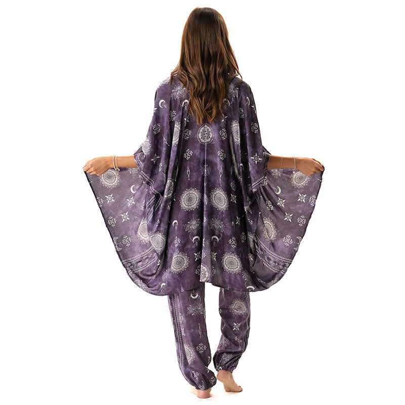 Mystic Plum Lounge Set, view 3 — Soul Flow Apparel