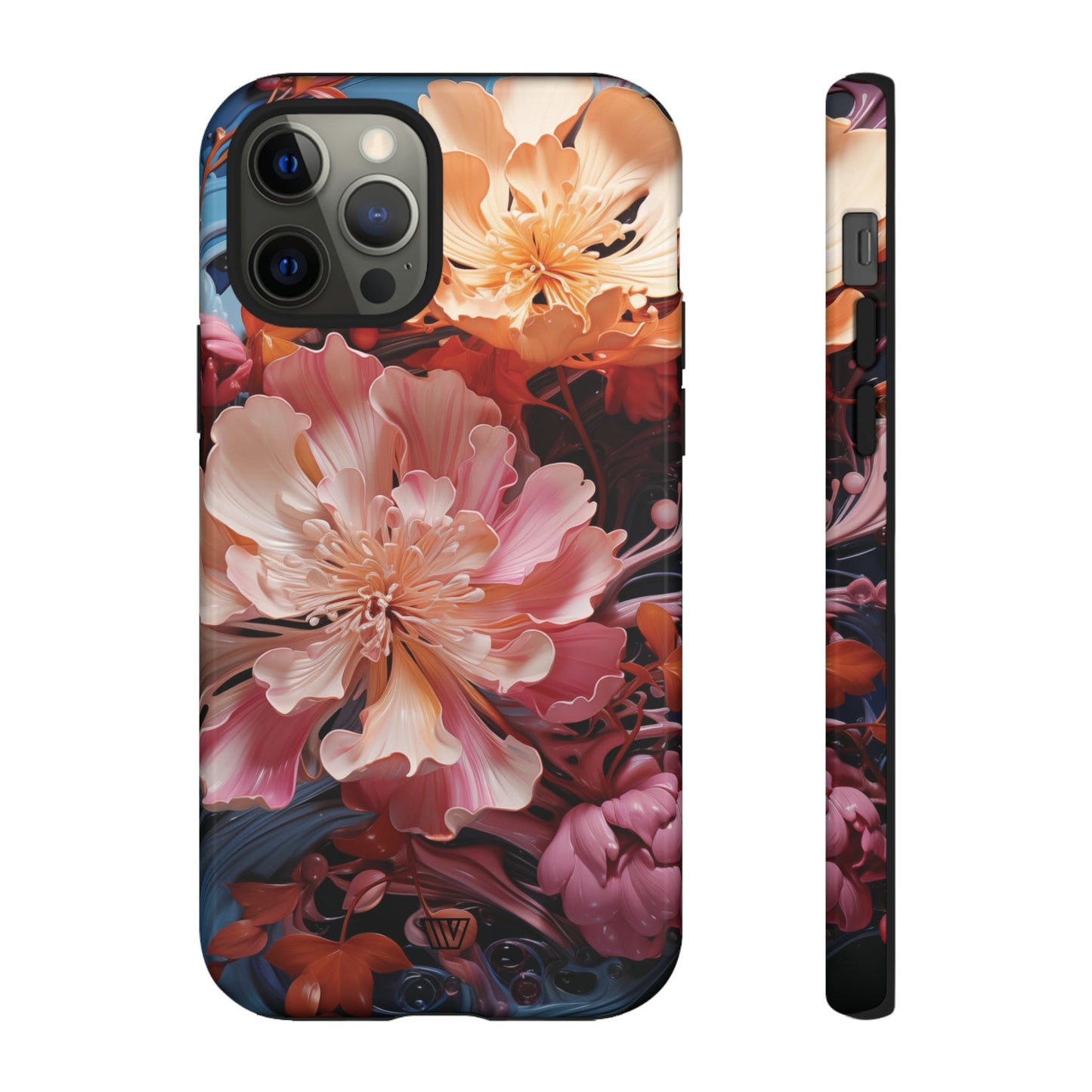 Paint Swirl Flowers | Tough Phone Case, view 2048 — Soul Flow Apparel