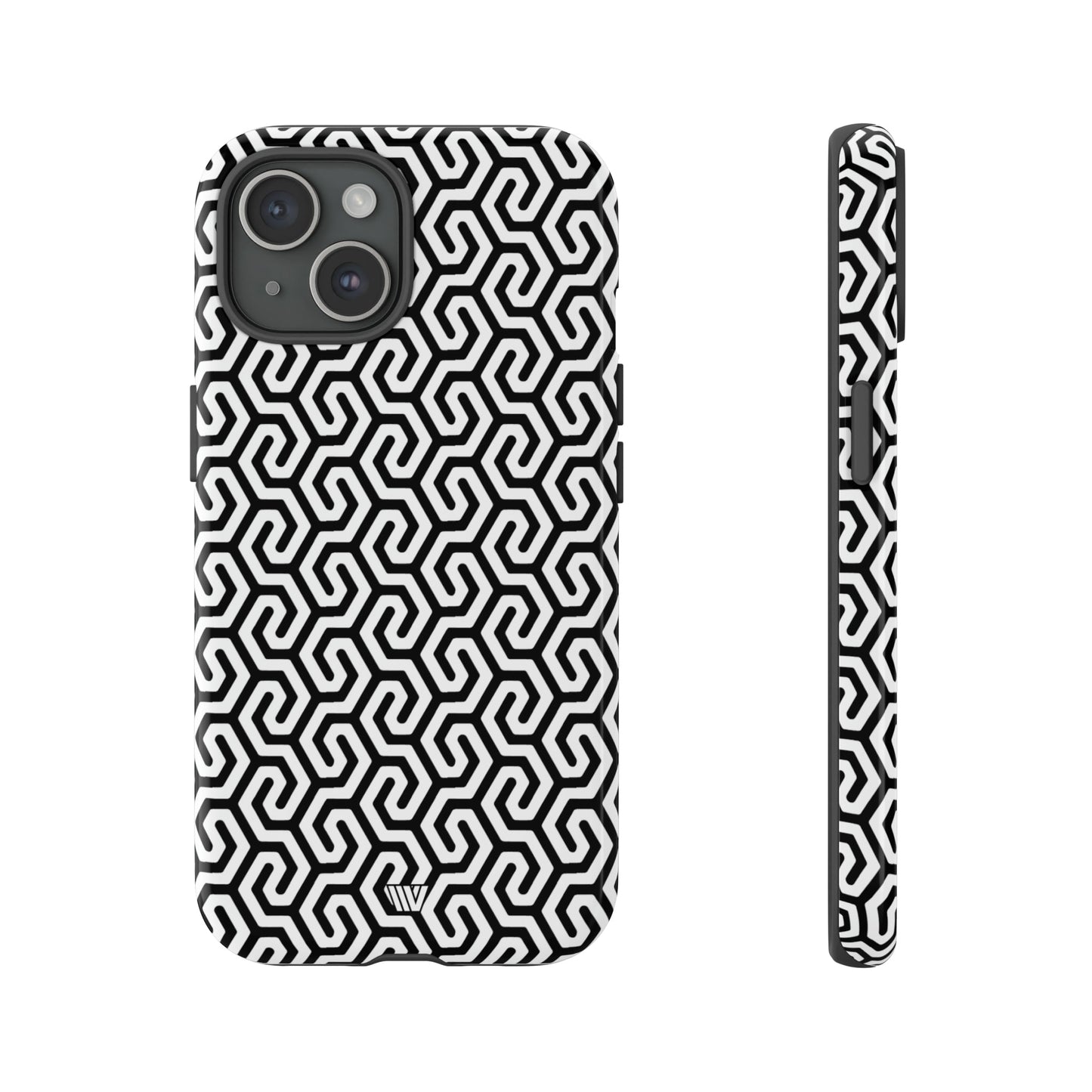 Twisted Grid | Tough Phone Case, view 2048 — Soul Flow Apparel