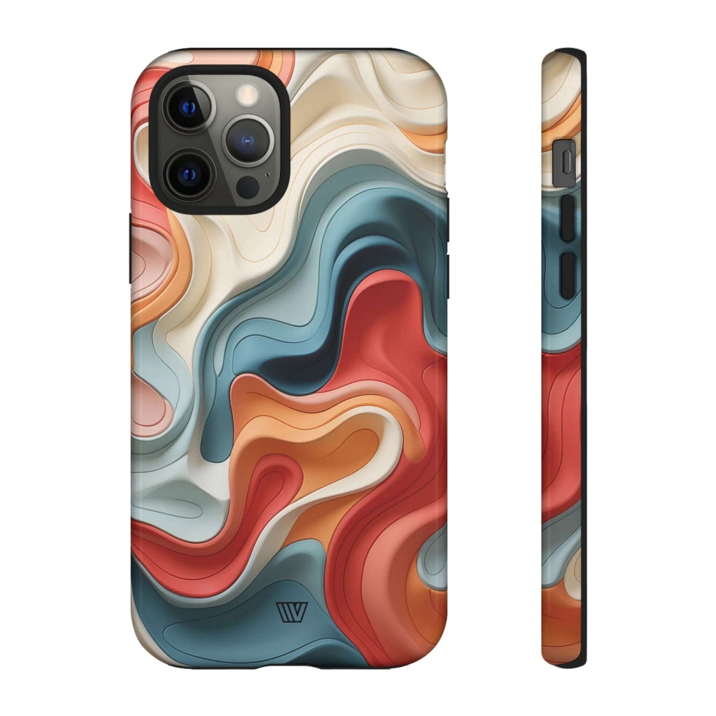 3d Colorful Clay | Tough Phone Case, view 2048 — Soul Flow Apparel