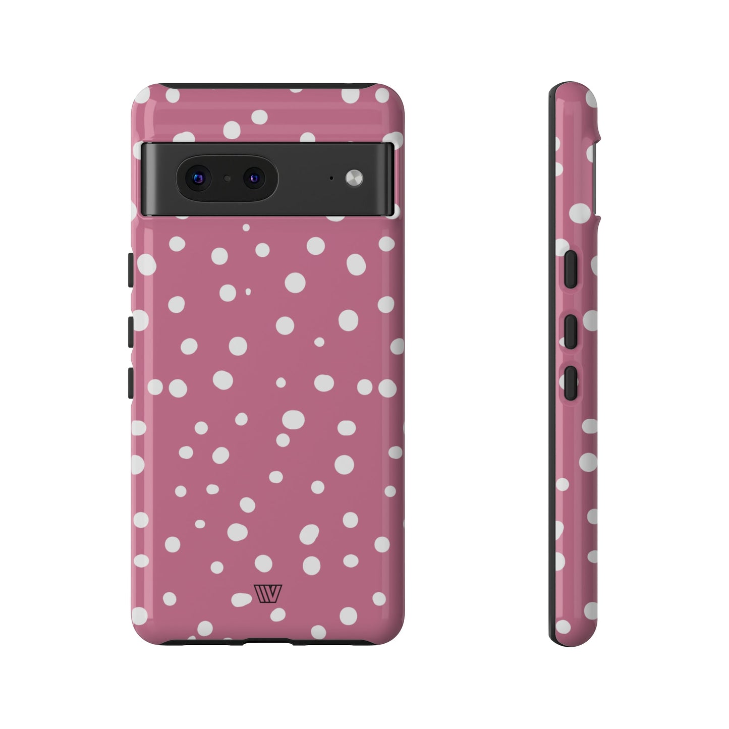 Blush Red Dots | Tough Phone Case, view 2048 — Soul Flow Apparel