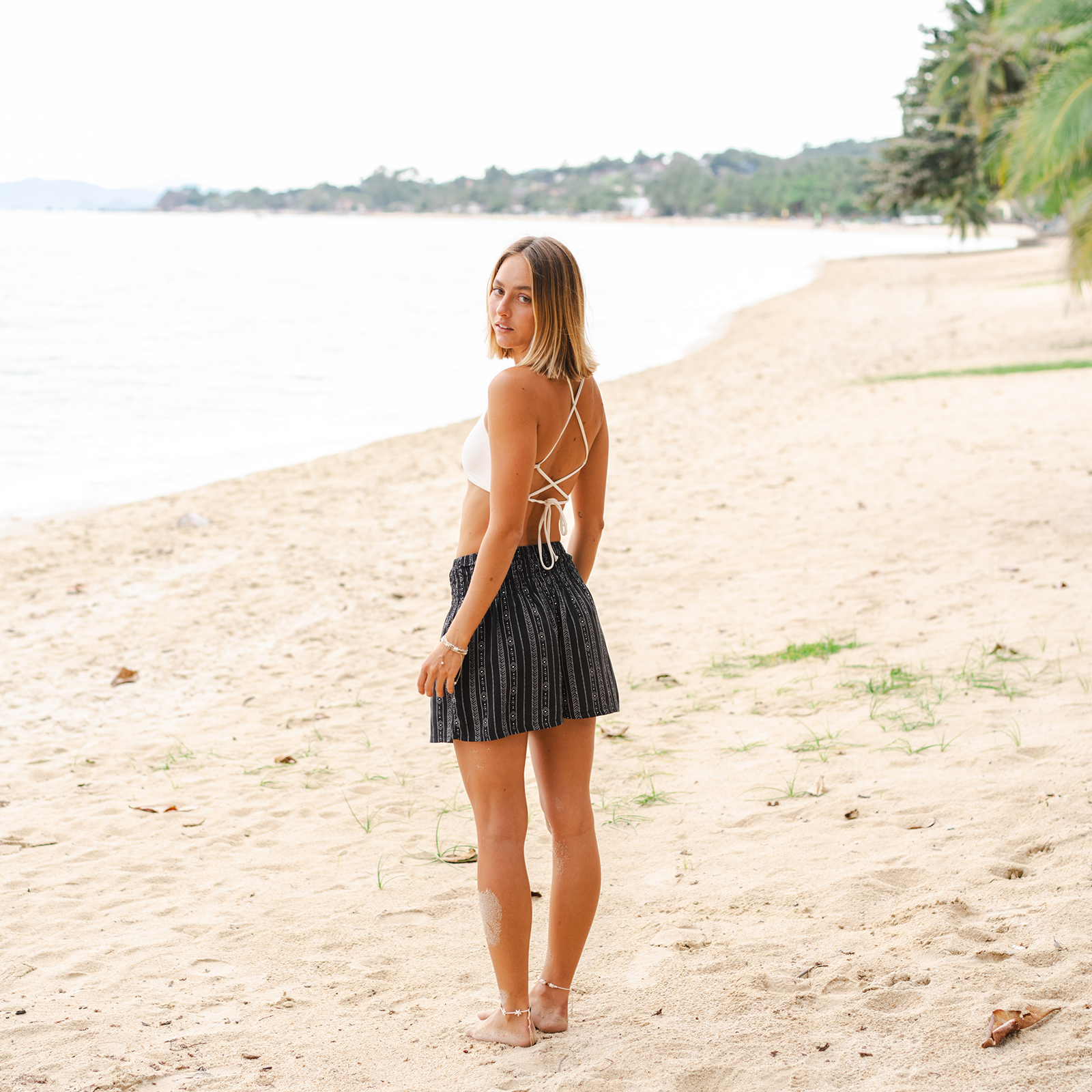 Akha Tribal Shorts, view 5 — Soul Flow Apparel