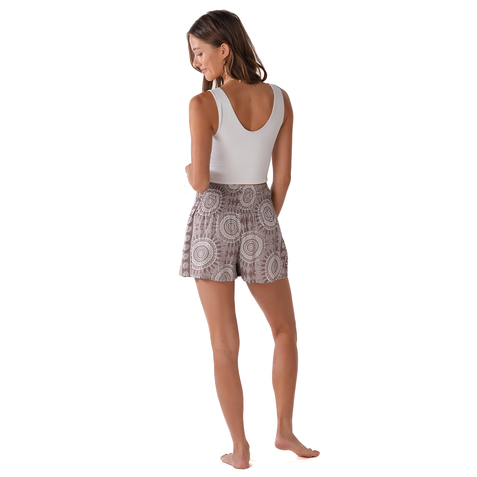 Nosara Shorts, view 3 — Soul Flow Apparel