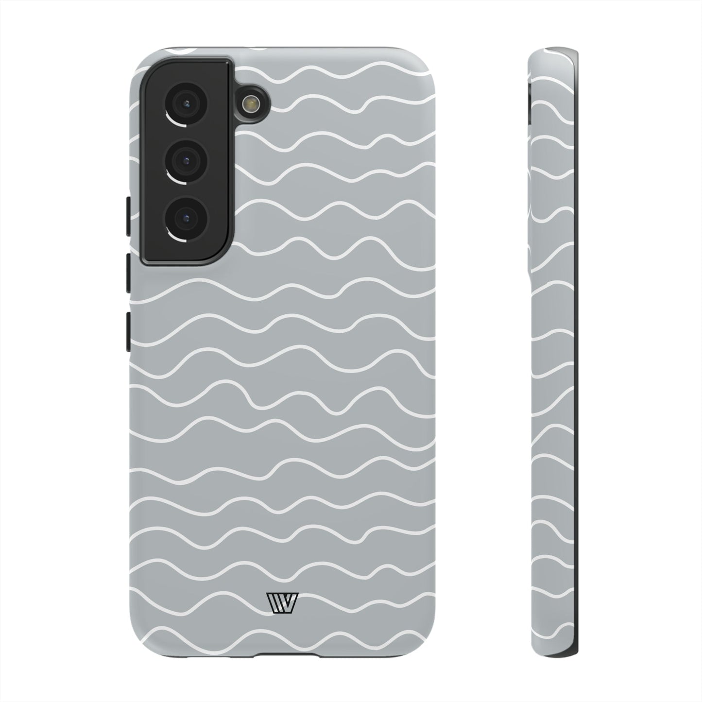 Gray Waves | Tough Phone Case, view 2048 — Soul Flow Apparel