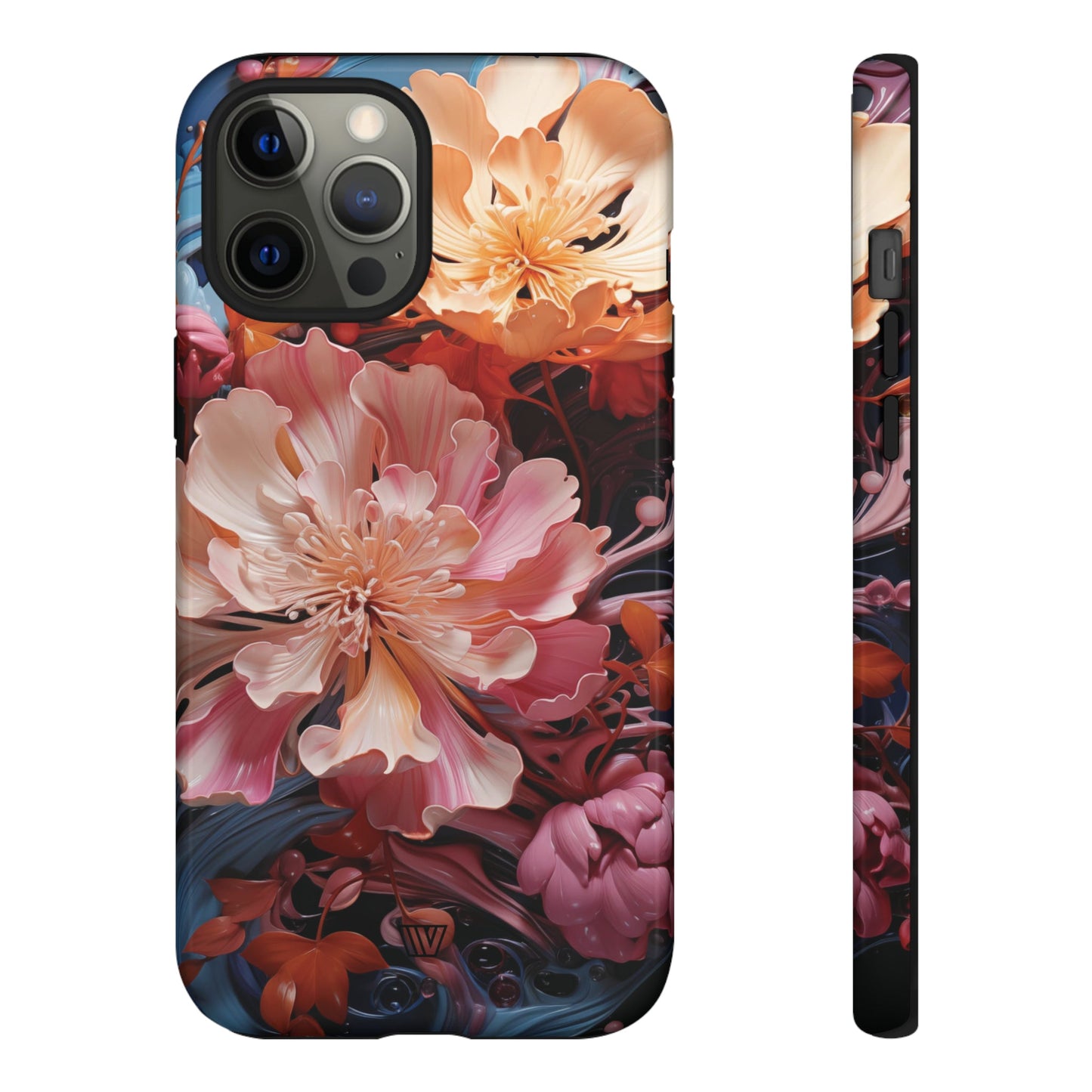 Paint Swirl Flowers | Tough Phone Case, view 2048 — Soul Flow Apparel