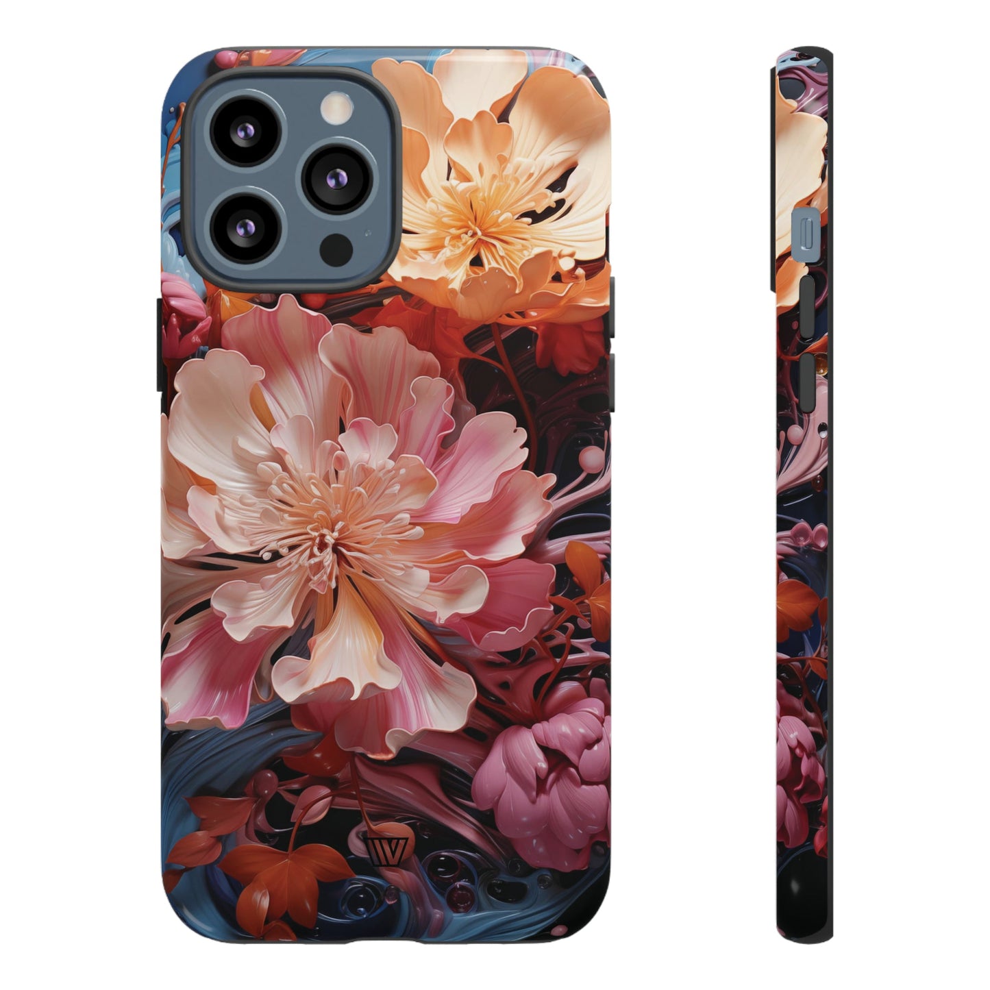 Paint Swirl Flowers | Tough Phone Case, view 2048 — Soul Flow Apparel