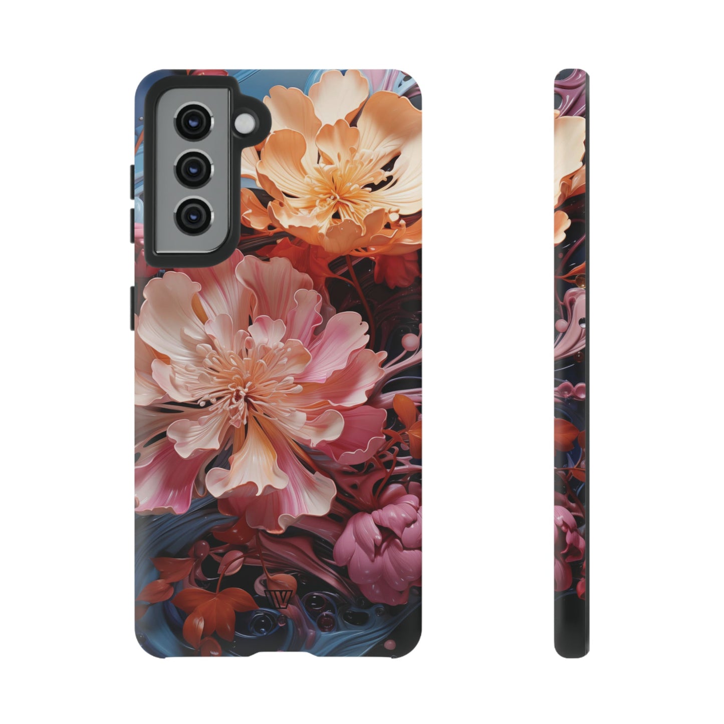 Paint Swirl Flowers | Tough Phone Case, view 2048 — Soul Flow Apparel