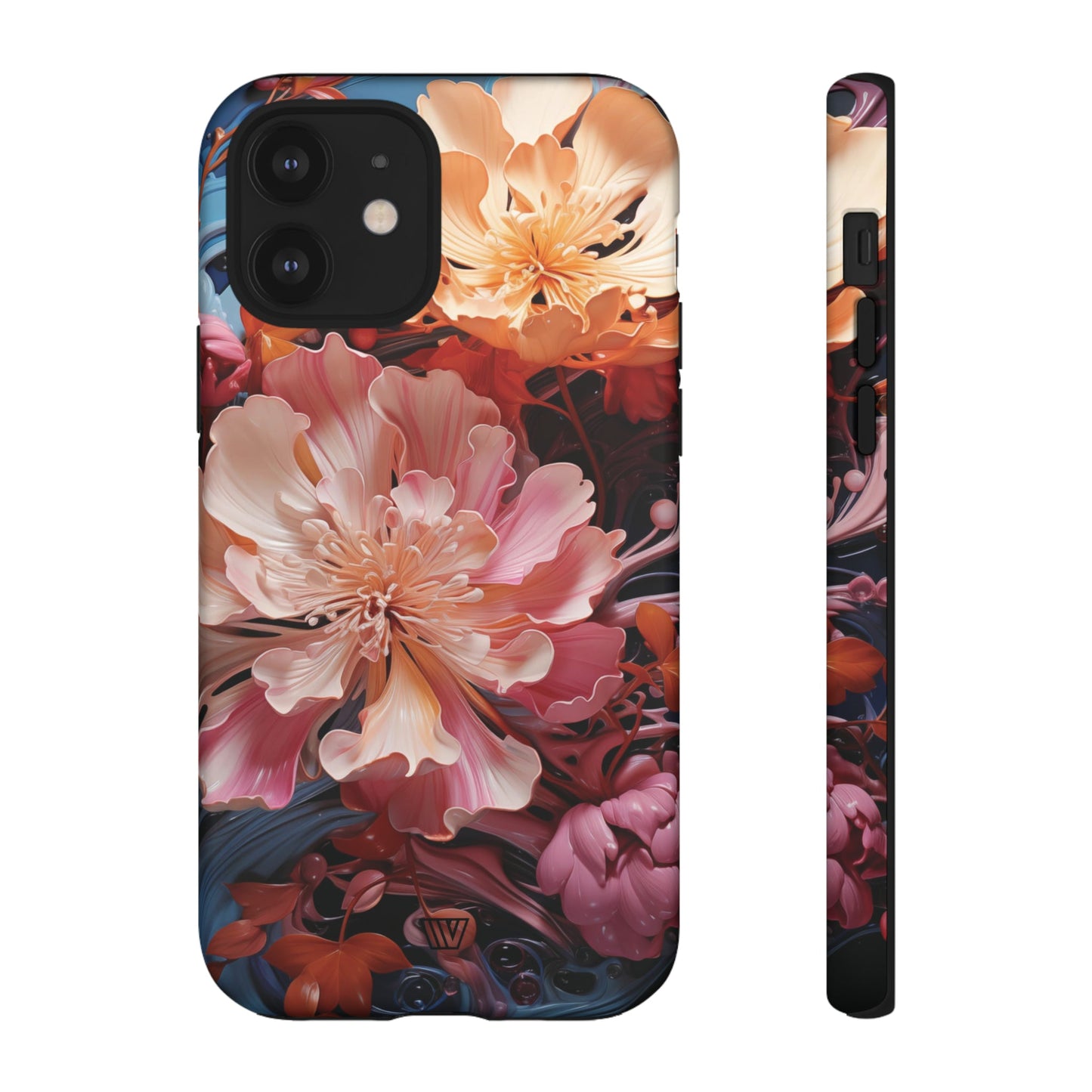 Paint Swirl Flowers | Tough Phone Case, view 2048 — Soul Flow Apparel