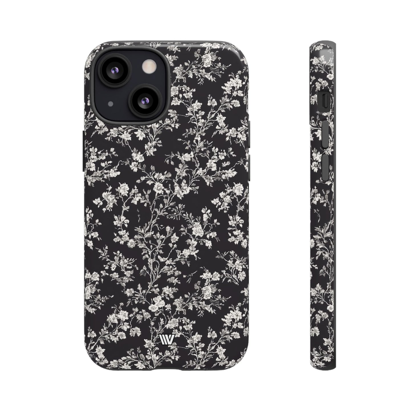 Inked Petals | Tough Phone Case, view 2048 — Soul Flow Apparel