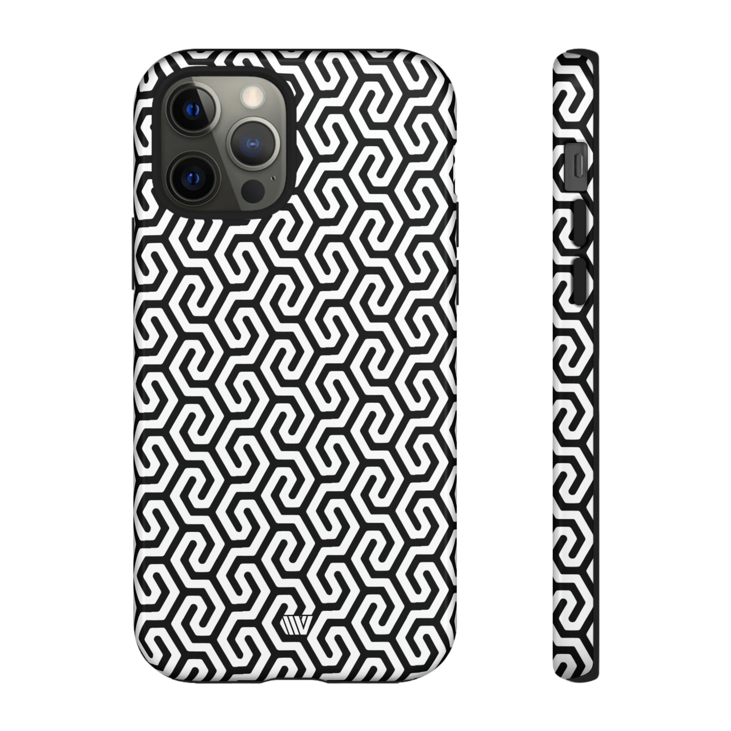 Twisted Grid | Tough Phone Case, view 2048 — Soul Flow Apparel