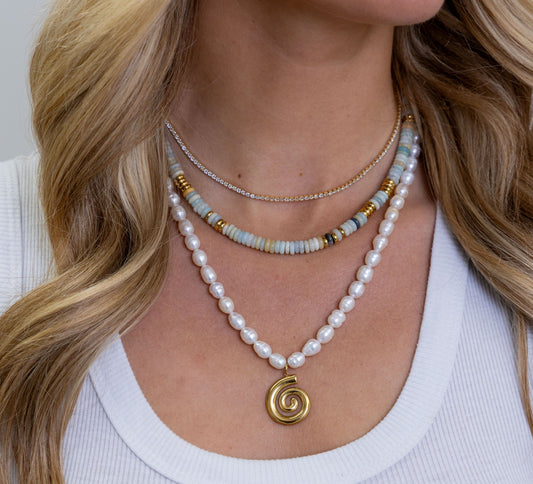 Marcelle Pearl Necklace — Soul Flow Apparel