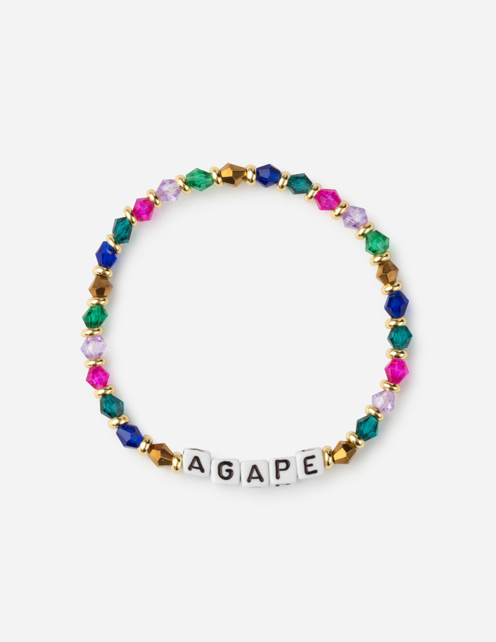 Agape Letter Bracelet – Christian Letter Bracelet