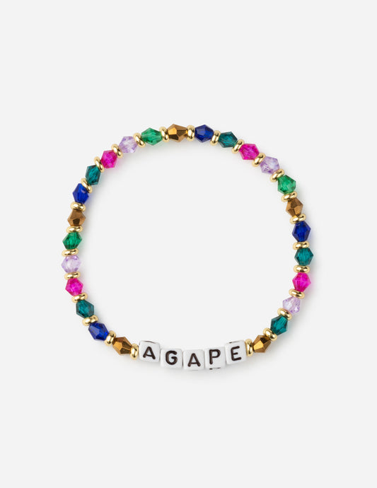 Agape Letter Bracelet – Christian Letter Bracelet