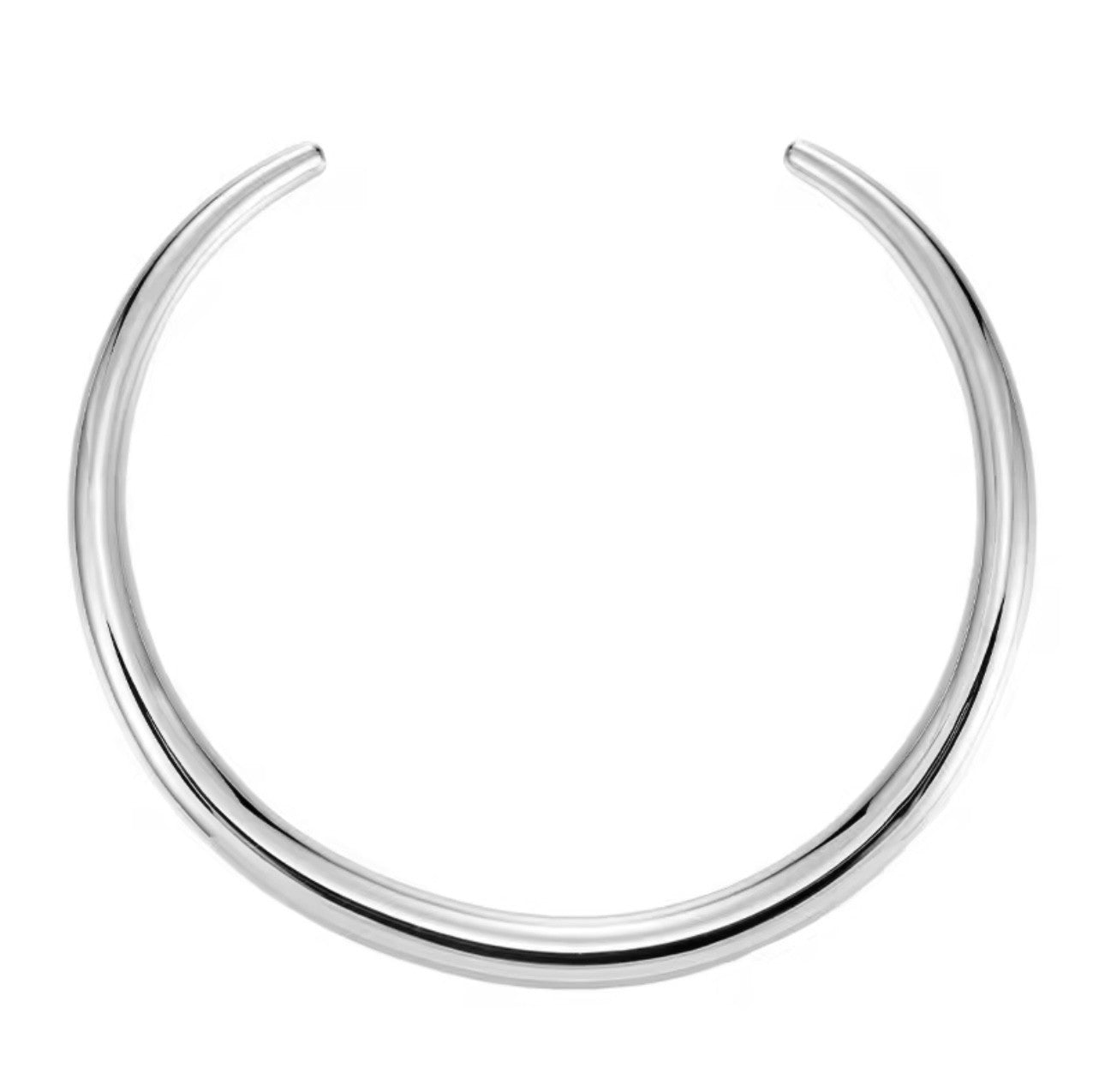 Azaria Cuff Necklace in silver — Soul Flow Apparel