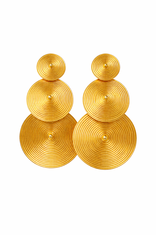 Retro Disc Earring — Soul Flow Apparel