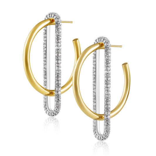 Jolene Pave Hoop — Soul Flow Apparel