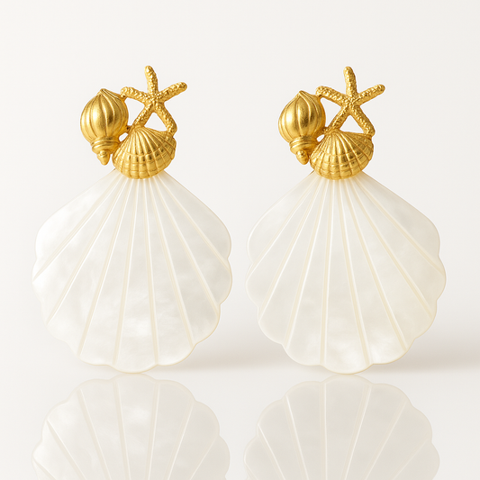 Kyla Shell Earrings — Soul Flow Apparel