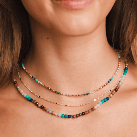 2mm + 4mm Master Healer Necklace Stack — Soul Flow Apparel