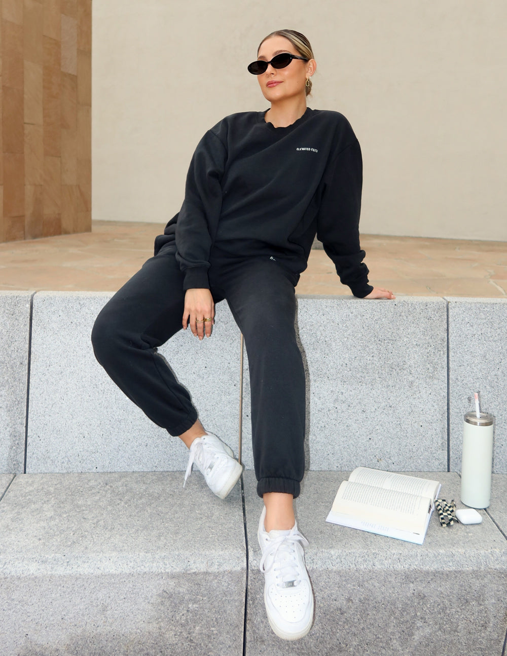 Basics Black Unisex Crewneck – Christian Crewneck