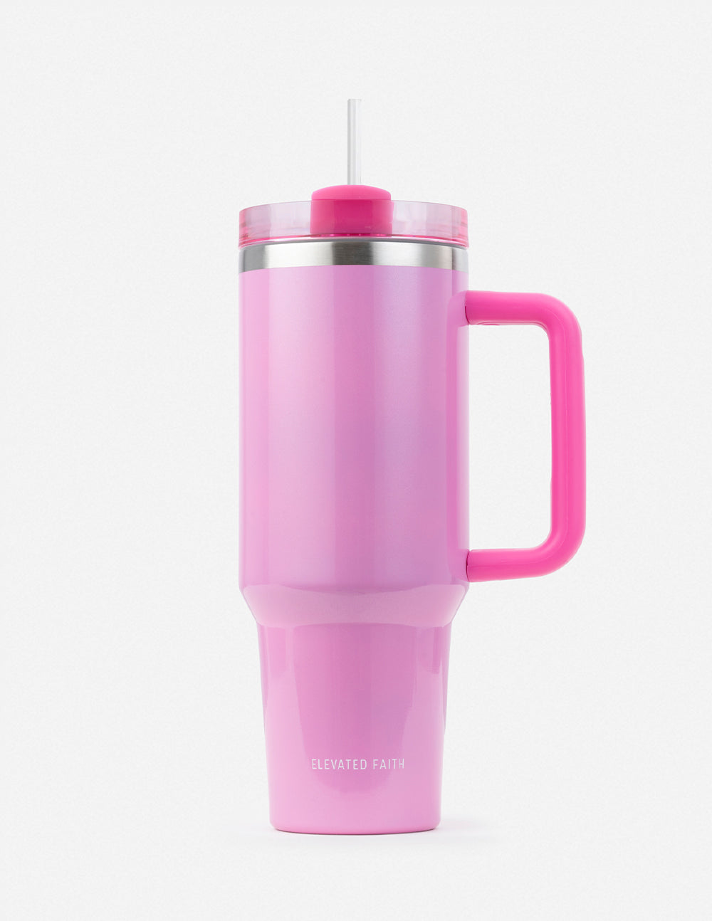 Basics Pink 40 oz Tumbler – Christian Tumbler