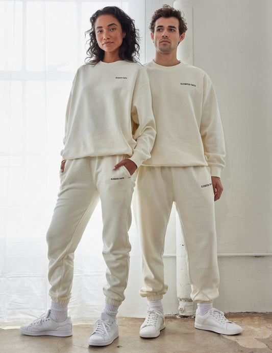 Basics White Sand Unisex Crewneck – Christian Crewneck
