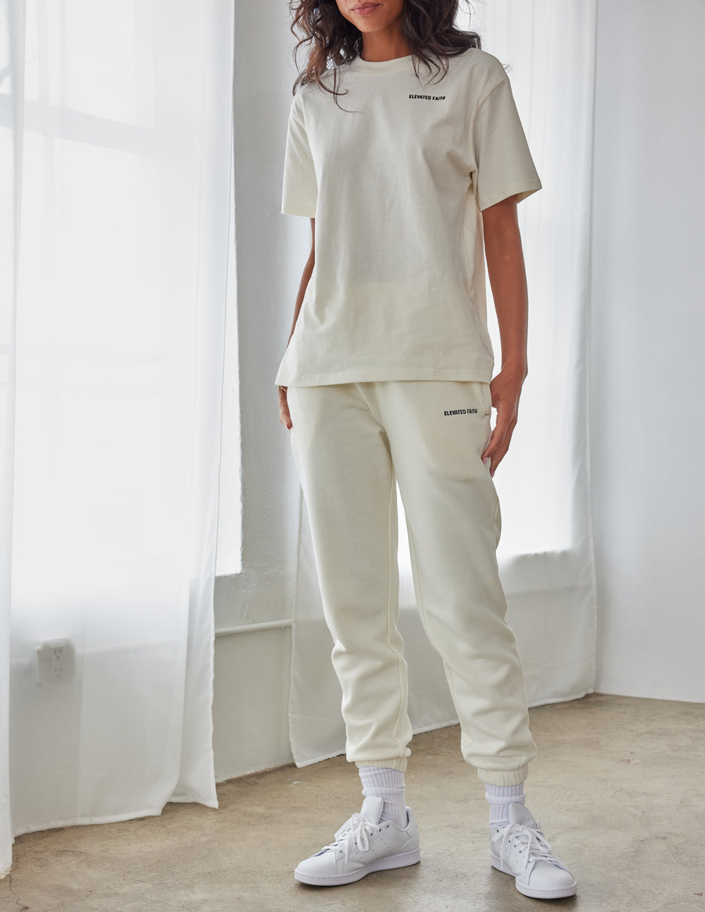 Basics White Sand Unisex Sweatpant – Christian Sweatpant