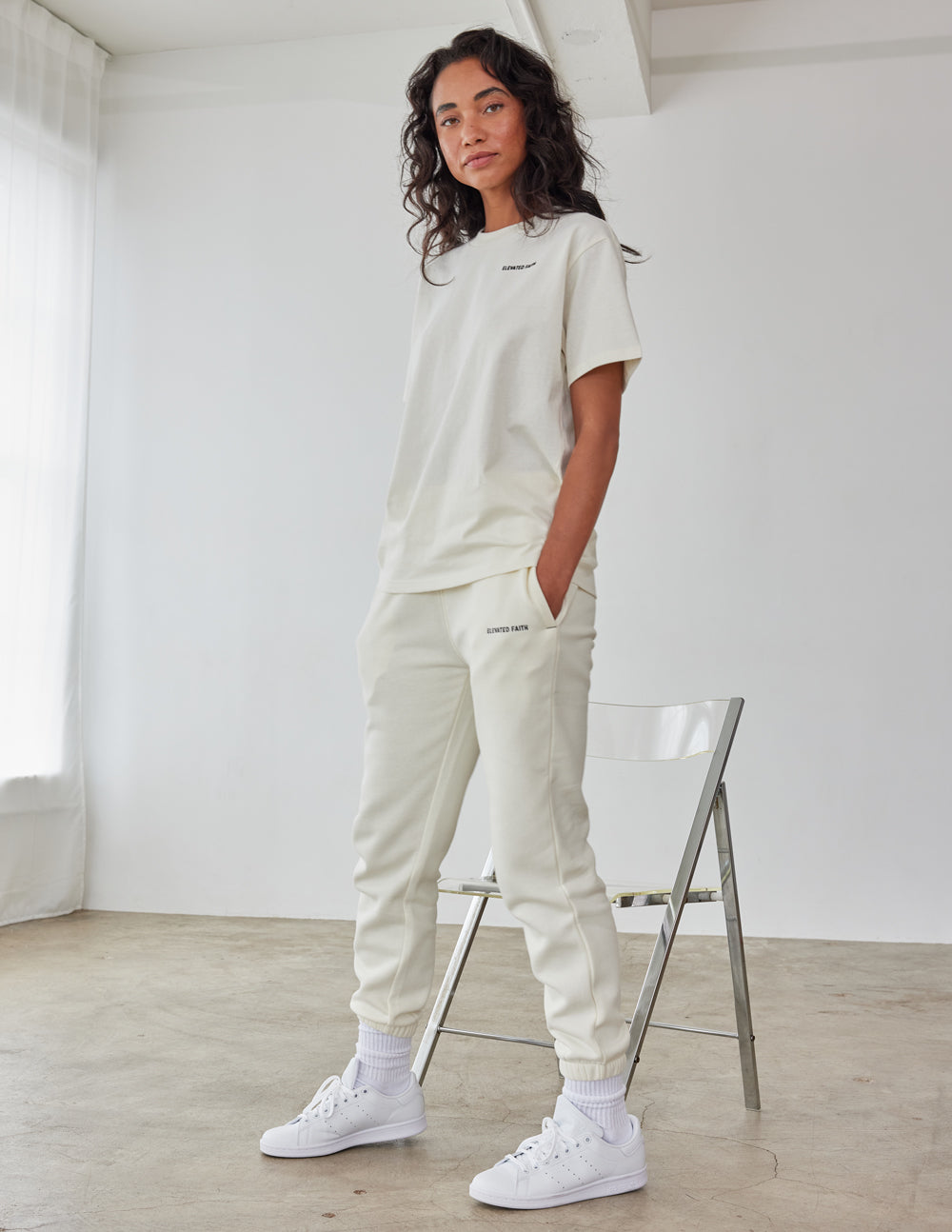 Basics White Sand Unisex Sweatpant – Christian Sweatpant