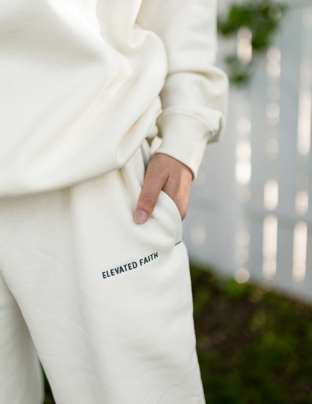 Basics White Sand Unisex Sweatpant – Christian Sweatpant