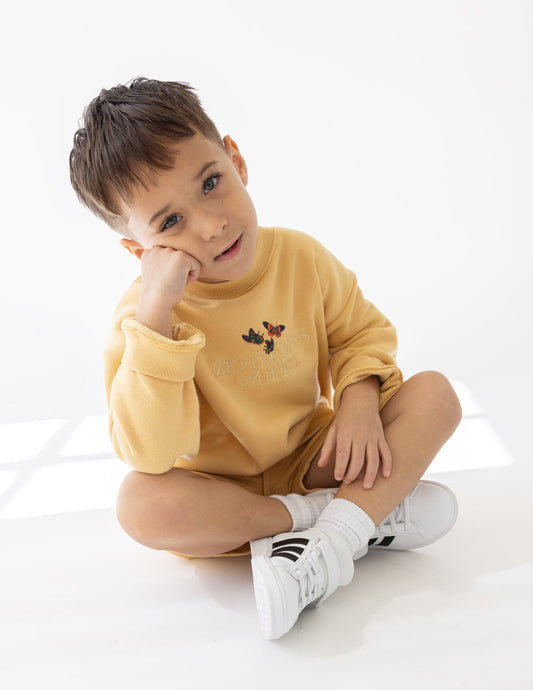 Better Days Butterfly Kids Crewneck – Christian Kids Crewneck
