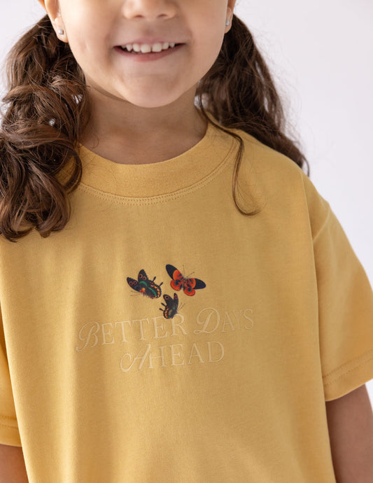 Better Days Butterfly Kids Tee – Christian Kids T-Shirt