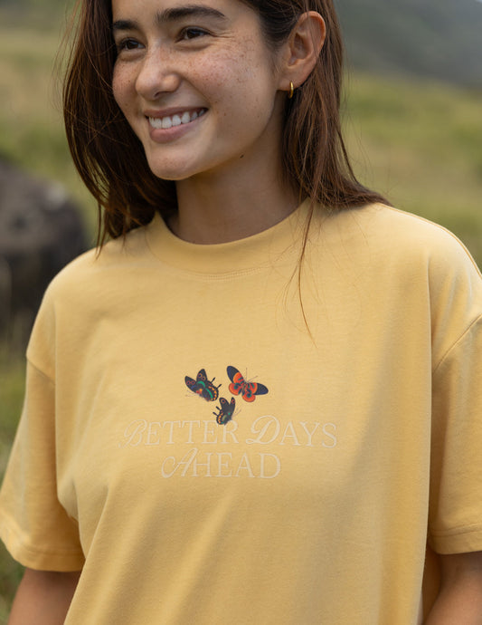 Better Days Butterfly Unisex Tee – Christian T-Shirt