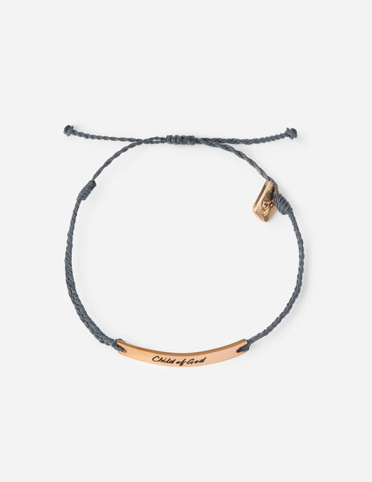 Black Child of God Bracelet – Christian String Bracelet