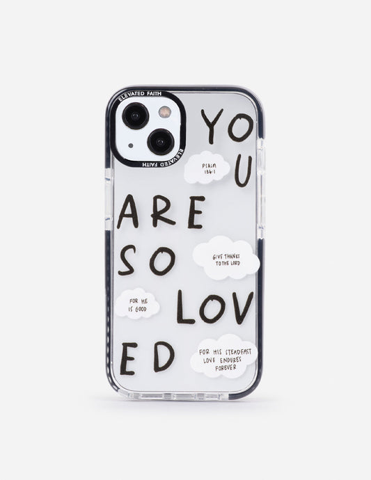 Black You Are So Loved Phone Case – Christian Phone Case