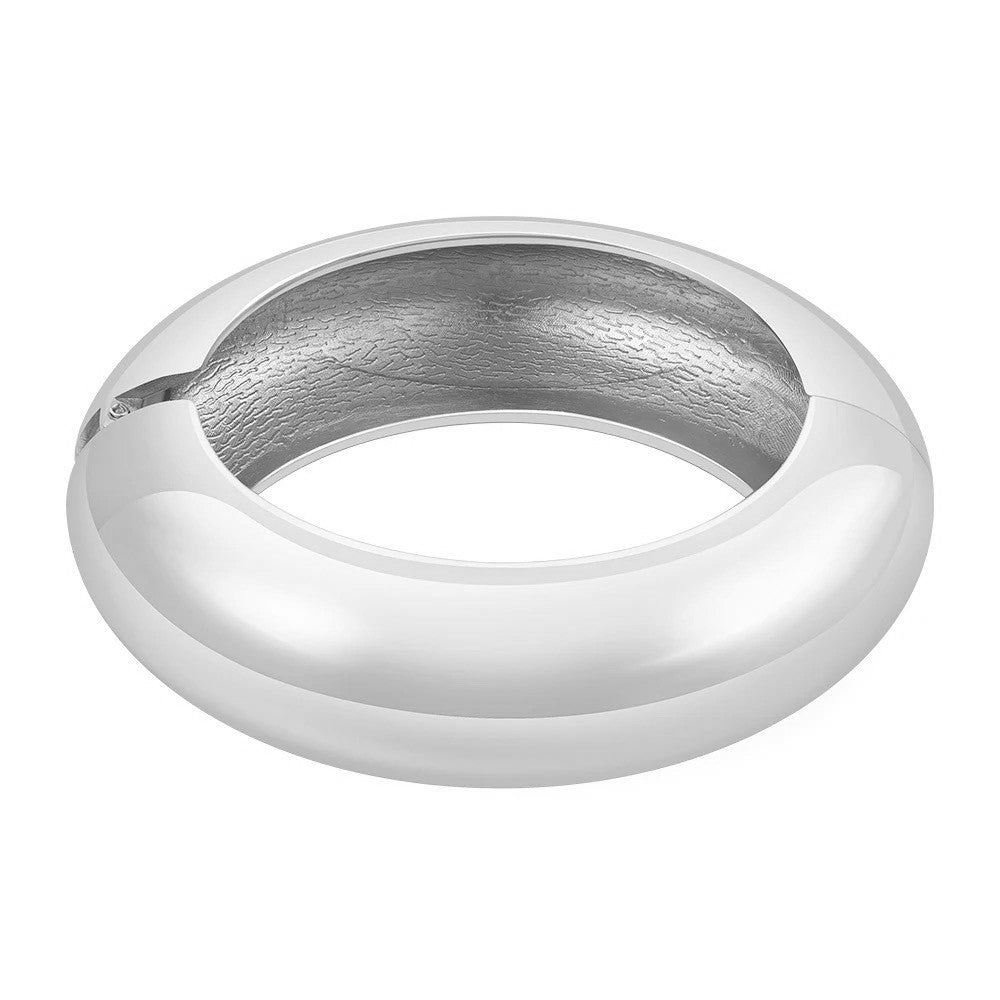 Blaise Statement Bangle in silver — Soul Flow Apparel