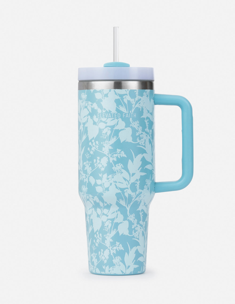 Blue Botanic 40 oz Tumbler – Christian Tumbler