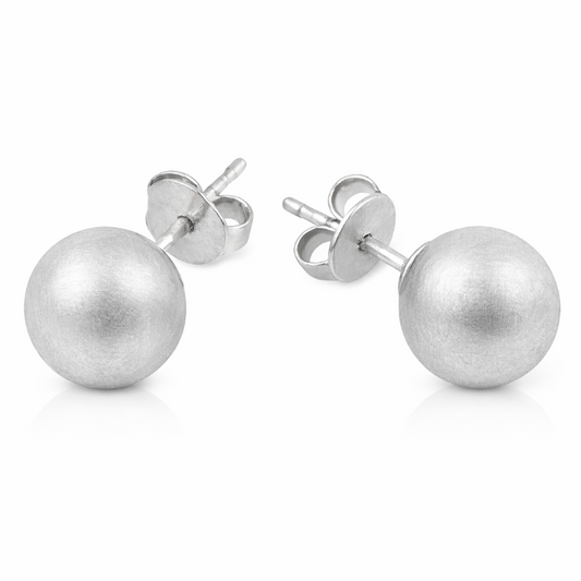 Brushed Allie Bead Stud — Soul Flow Apparel