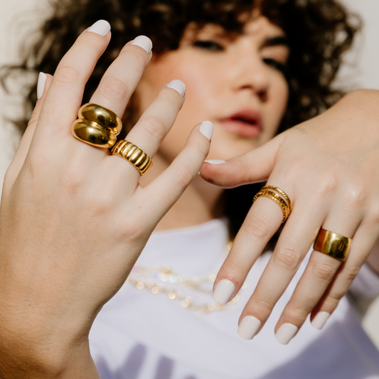 Tatum Layered Ring, view 27 — Soul Flow Apparel