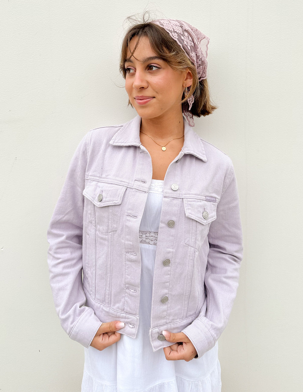 But God Cropped Denim Jacket – Christian Jacket