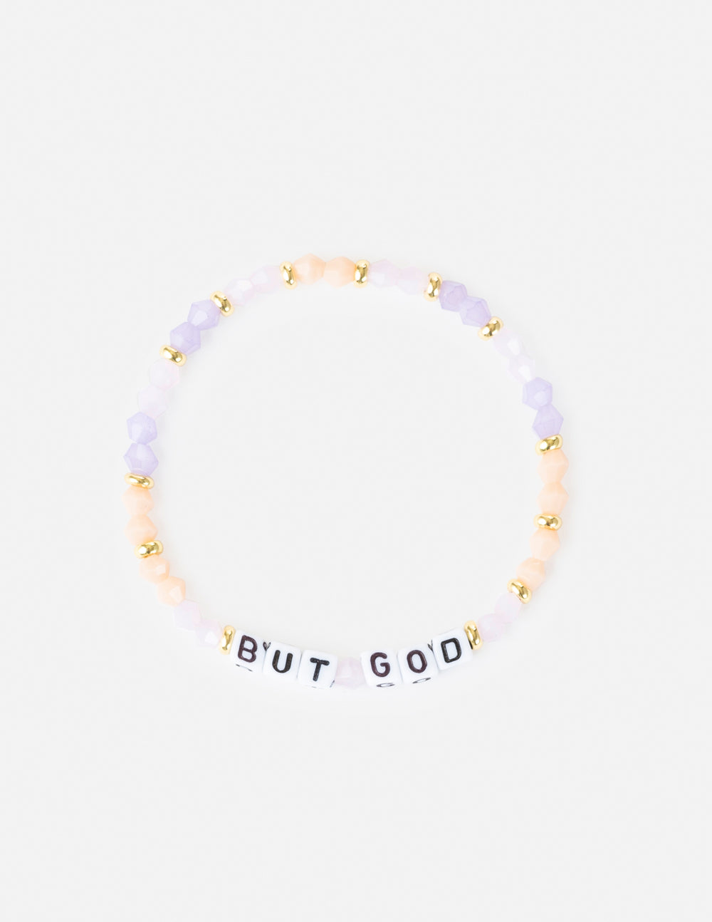 But God Letter Bracelet – Christian Letter Bracelet