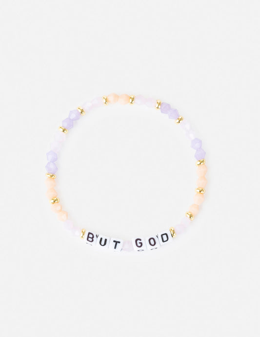 But God Letter Bracelet – Christian Letter Bracelet