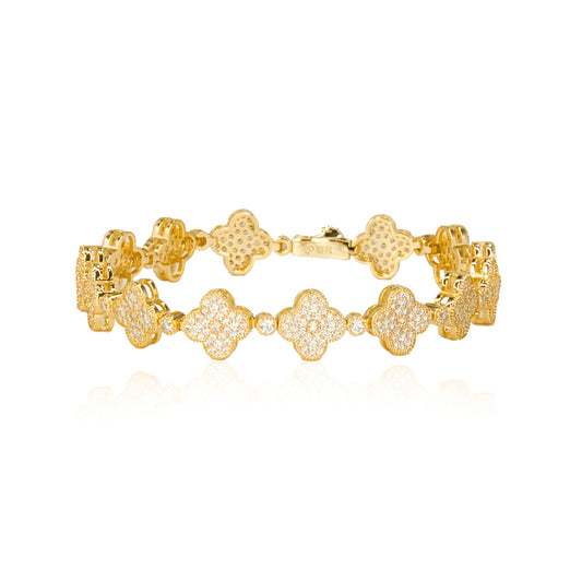 Gracie Clover Tennis Bracelet — Soul Flow Apparel