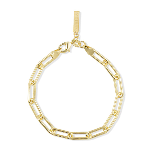 Carrie Paperclip Link Bracelet — Soul Flow Apparel